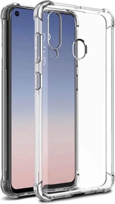 Anti Shock silicone back cover Geschikt voor Samsung Galaxy A60/Transparant hoesje