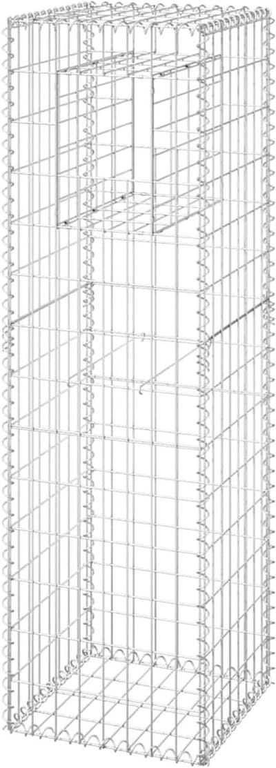 Decoratieve Mand - Tuin Schanskorf - Tuin Decoratie - IJzeren Constructie - Verschillende Maten - Zilver