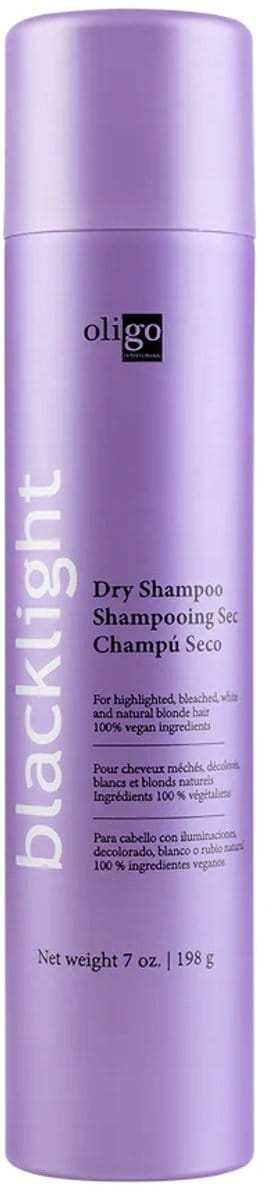 Oligo - Blacklight Care - Dry Shampoo 198 gr - Droogshampoo voor Blond Haar – Frist op & Absorbeert Vet