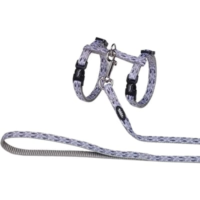 Kattenriemen en -harnassen Nobby Pet Fish Grey