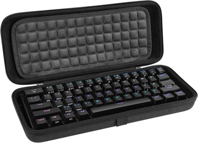 Beschermende Opbergtas voor Compact 60% Toetsenbord - Draagbare Case voor Draadloze en Bedrade Toetsenborden, Geschikt voor Razer Huntsman Mini en Logitech G PRO X