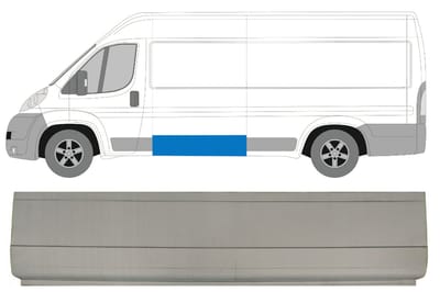 Reparatiepaneel zijpaneel voor Peugeot Boxer 2006-2026 / Links