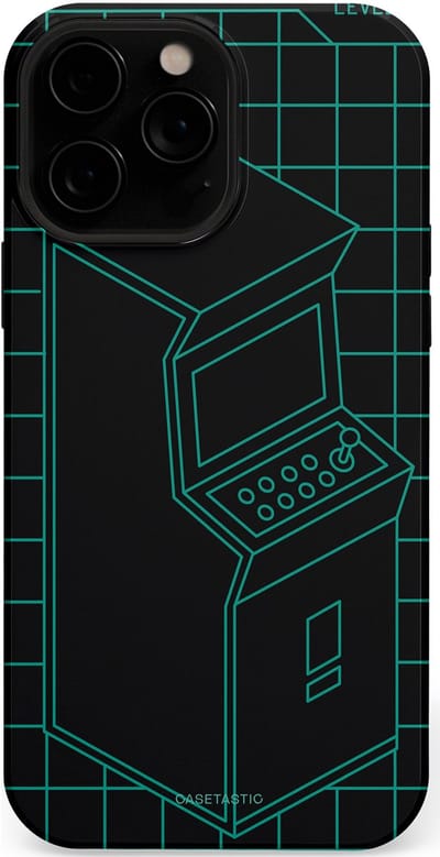 Casetastic Hoesje Geschikt voor Apple iPhone 13 Pro Max Magsafe - Stijlvolle Beschermende Duo-layer Case - Retro joystick