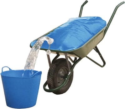 S2g Waterzak Voor Kruiwagen 80 Liter 100 X 70 Cm Blauw 2-delig