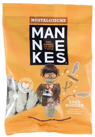 Nostalgische mannekes zakje 25x 100 gr