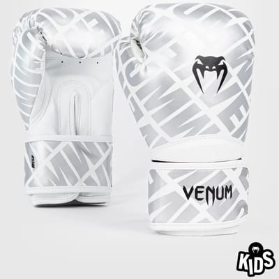 Venum Contender 1.5 XT Bokshandschoenen Kinderen Wit Zilver - 4 OZ