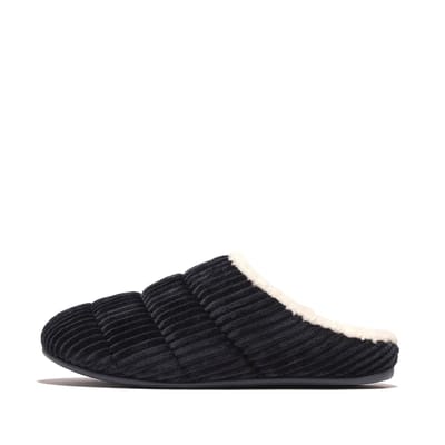 FitFlop Chrissie Corduroy Pantoffels/Sloffen BLAUW - Maat 37