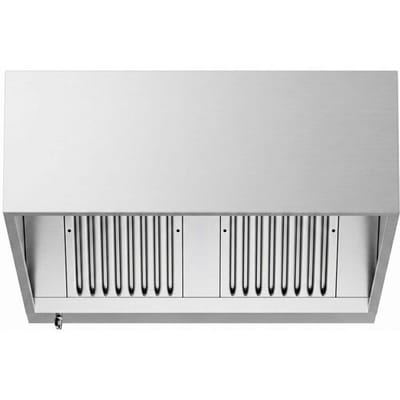 GGM Gastro Kastenhaube - 1200mm - mit Filter & Lampe Zilver
