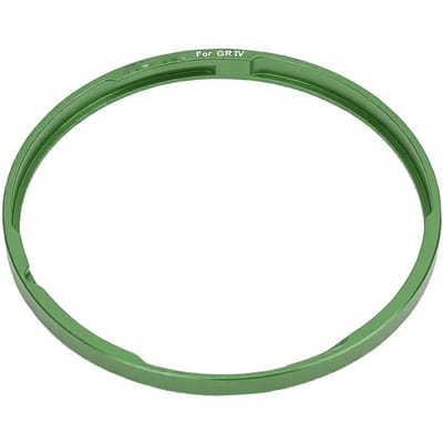 Metalen Decoratieve Ringdop Geschikt voor Ricoh GR4 Camera Aluminiumlegering Camera Lens Decoratiering Dop Accessoire Groen