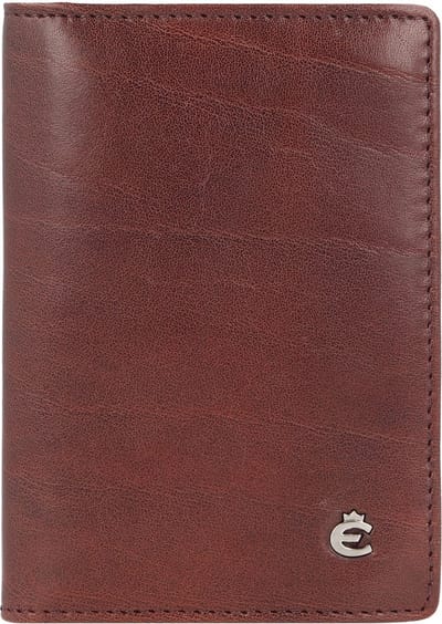 Esquire Toscana Etui voor visitekaartjes Leer 7.5 cm - 20 Sleuven - coffee