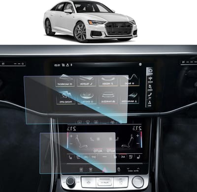 Screen Protector voor Audi A6 / A7 C8 2019-2024 - Tempered Glass, Krasbestendig, MMI 10.1 Inch en Klimaat 8.6 Inch