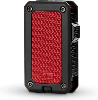 Colibri Rally Gas Aansteker - Jet Flame - Gasaanstekker Windproof - Navulbaar - Rood