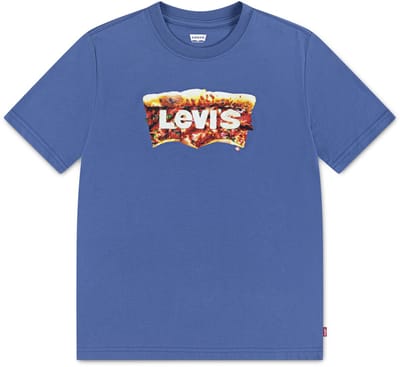 Levi´s ® Kids Batwing Slice T-shirt Met Korte Mouwen Blauw 6 Years Jongens