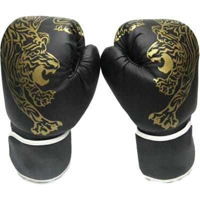 Kinder Bokshandschoenen Stoot Training Handschoenen voor Stoten Sparren Kickboksen black