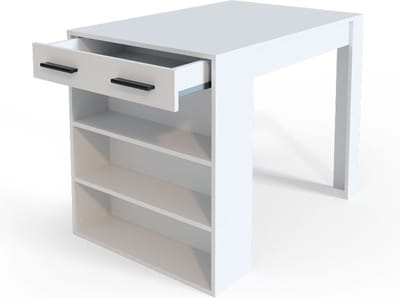 Vicco Repose Eetkamertafel – 67 x 100 cm Wit