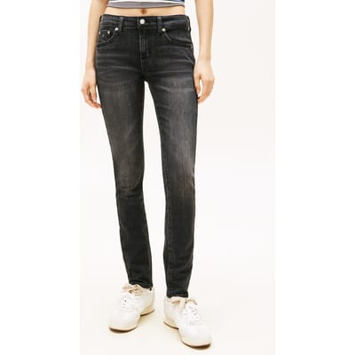 Tommy Hilfiger Sophie Slim Fit Jeans Denim Black Size: W32L30 | Skinny Outlet | Dames | Zwart
