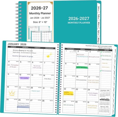 Maandelijkse Agenda 18 Maanden - Overzichtelijk en Groen