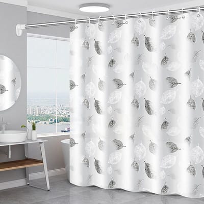Dailygoody - Duschgordijn Anti-Schimmel - Waterdicht Douchegordijn - Snel Droog - 180 x 200 cm - Badkamer Gordijn - Waterbestendig - Bescherming en de