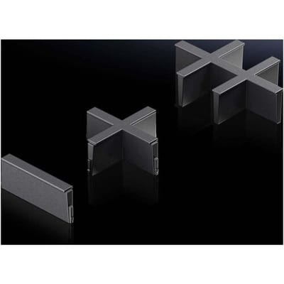 Rittal AX 2582.100 2582100 Flensplaten Kunststof Zwart 5 stuk(s)