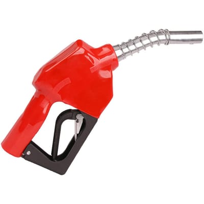 Automatisch Afsluitend Brandstofpistool, Aluminiumlegering Diesel Brandstofpistool met 1   Inlaat en 15 16   Uitlaat, Rood rood