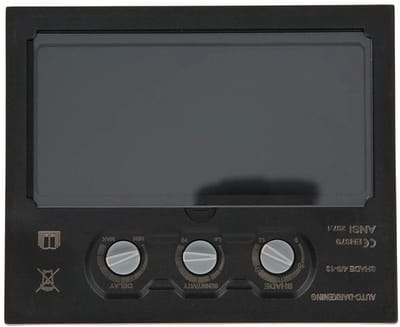 Dailygoods- Laslens Automatisch AAN/UIT - Verduisterende Lens - Professionele Bescherming - Gevoelige Boogsensor - Traploos Instelbaar - DIN912.5 Kleurklasse - Lashelm