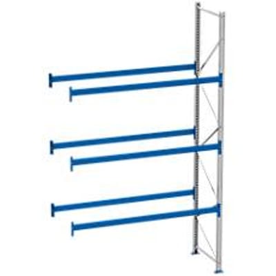 Palletstelling PR 600, aanbouwsectie, H 5800 mm, max. 1000 kg, 3 dwarssteunen