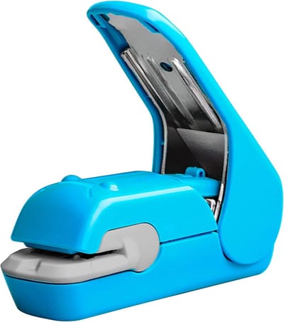 Nietmachine - Handige nietmachine - Papier binden - Zonder metalen nietjes - 8.5x9.5x3.4cm - A