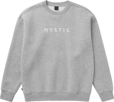 Mystic Brand Crew Trui - 250135 - Light Grey Melee - M - Women