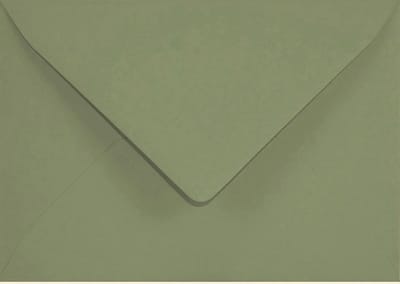 Ecologische groene enveloppen A6 - 125 x 175 mm - B6 - 100 stuks - NK natgelijmde - 120 gram - Materica - Netuno