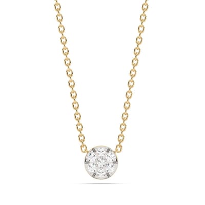 Diam Addict Halskette 585 Gelbgold mit im Labor gezüchteten Diamanten