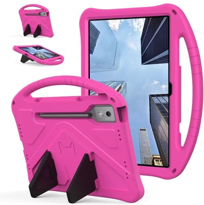 Coverup Tablethoes geschikt voor Lenovo Idea Tab Pro Hoesje - ShockProof Kids Case - Roze