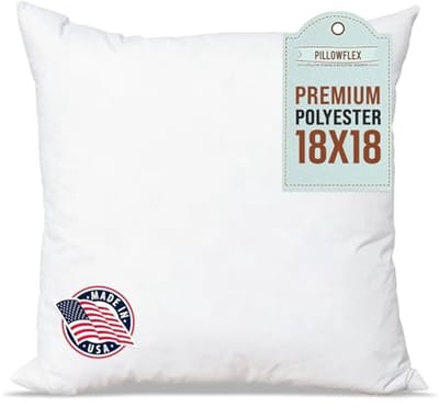Ultrazacht Kusseninzetstuk 45,7 x 45,7 cm - Hypoallergeen en Machinewasbaar - Voor Sofa, Bank en Decoratie