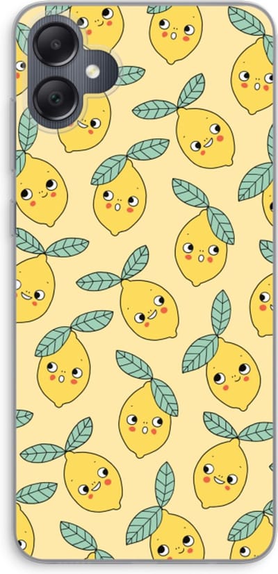 Case Company® - Hoesje geschikt voor Samsung Galaxy A05 hoesje - Citroenen - Soft Cover Telefoonhoesje - Bescherming aan alle Kanten en Schermrand
