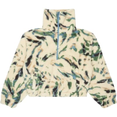 Fleece met halve rits voor dames Billabong Barra
