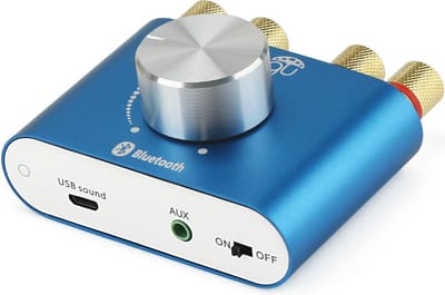 Bluetooth Audio Versterker 30W 2 Kanaals - Draadloze Mini Stereo Amplifier voor Tablet, Smartphone en Laptop