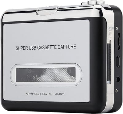 MRKK® Cassette Speler - Walkman - Zilver met zwart