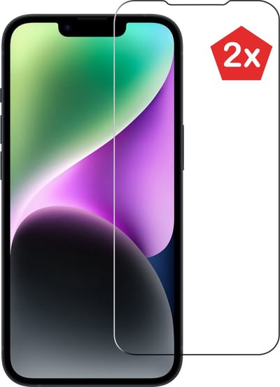 Screenprotector iPhone 14 tempered glass - Arara Gehard screenprotector - 2 STUKS