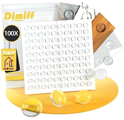 Rubber Buffer - 100 Stuks Transparant Zelfklevend voor Geluidsreductie