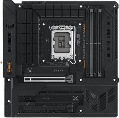 ASUS TUF GAMING B760M-BTF WIFI Moederbord - Intel B760 - Intel LGA1700 - DDR5 RAM - Micro-ATX (BTF Standard)