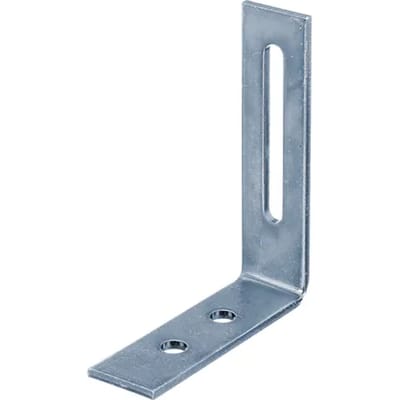Alberts Verbindingshoek - Verzinkt Staal - Verstelbaar - 65x80x20mm