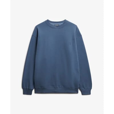 Superdry - Blank Oversized sweatshirt met ronde hals - Heren - Truien