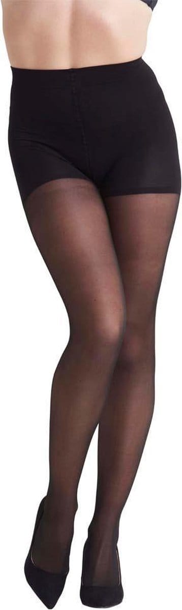 NOMI Shapewear - Corrigerende Panty 40D High Waist voor Buik, Taille en Heupen - Zwart - Maat S