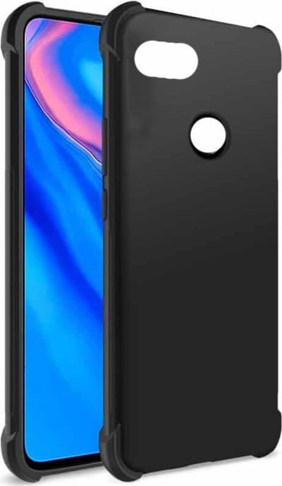 Shockproof Soft TPU hoesje zwart Silicone Case Geschikt voor: Motorola Moto E6 Play
