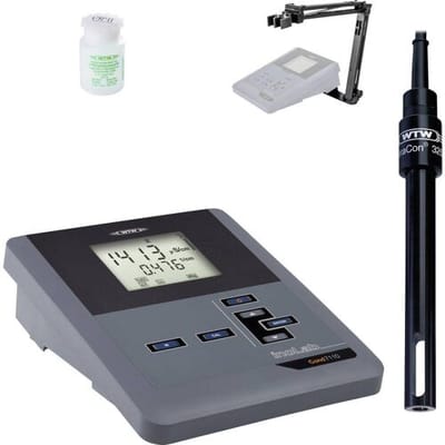 WTW inoLab® Cond 7110 SET 1 Geleidbaarheidsmeter Geleidingsvermogen, Temperatuur, TDS, Saliniteit, Weerstand