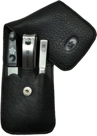 Pfeilring Manicure Etui 3 Delig Accessoire Ref.01 0111 3090/--0301 Zwart