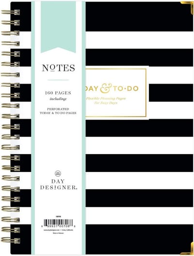 Hardcover Dagplanner Notitieboek voor Vandaag Takenlijst 160 Pagina's Spiraalbinding