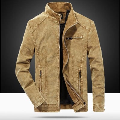 Veste en jean d'automne pour hommes, veste pour jeunes, style coréen, tendance, slim, hauts pour hommes, veste pour hommes L brown