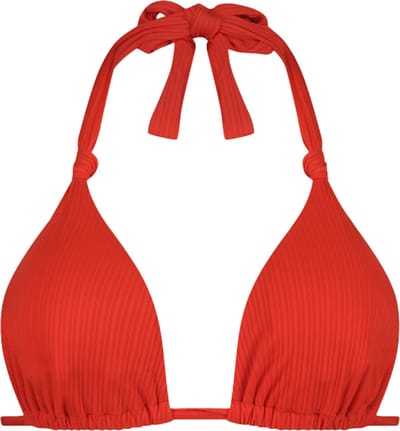 Beachlife Fiery Red triangel bikinitop
