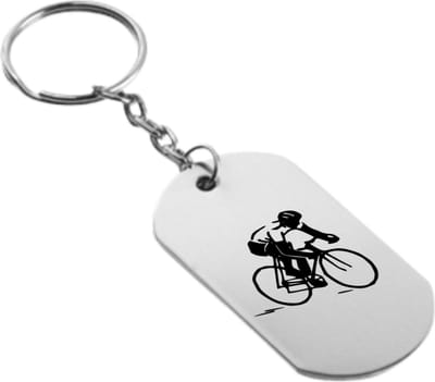Akyol - Wielrenner Sleutelhanger - Wielrennen - Wielrenner - Leuk kado voor iemand die van wielrennen houd - 2,5 x 2,5 CM