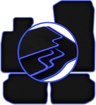 CARLUX-BLUE automatten voor: BMW 5 F10 xDrive sedan (2010-2013)
